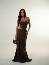 Long Tailored Skirt