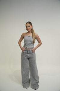 Corset Jeans Gray