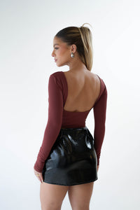 Backless Blouse
