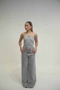 Corset Jeans Gray