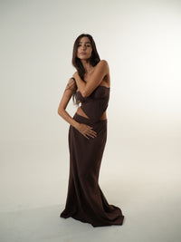 Long Tailored Skirt