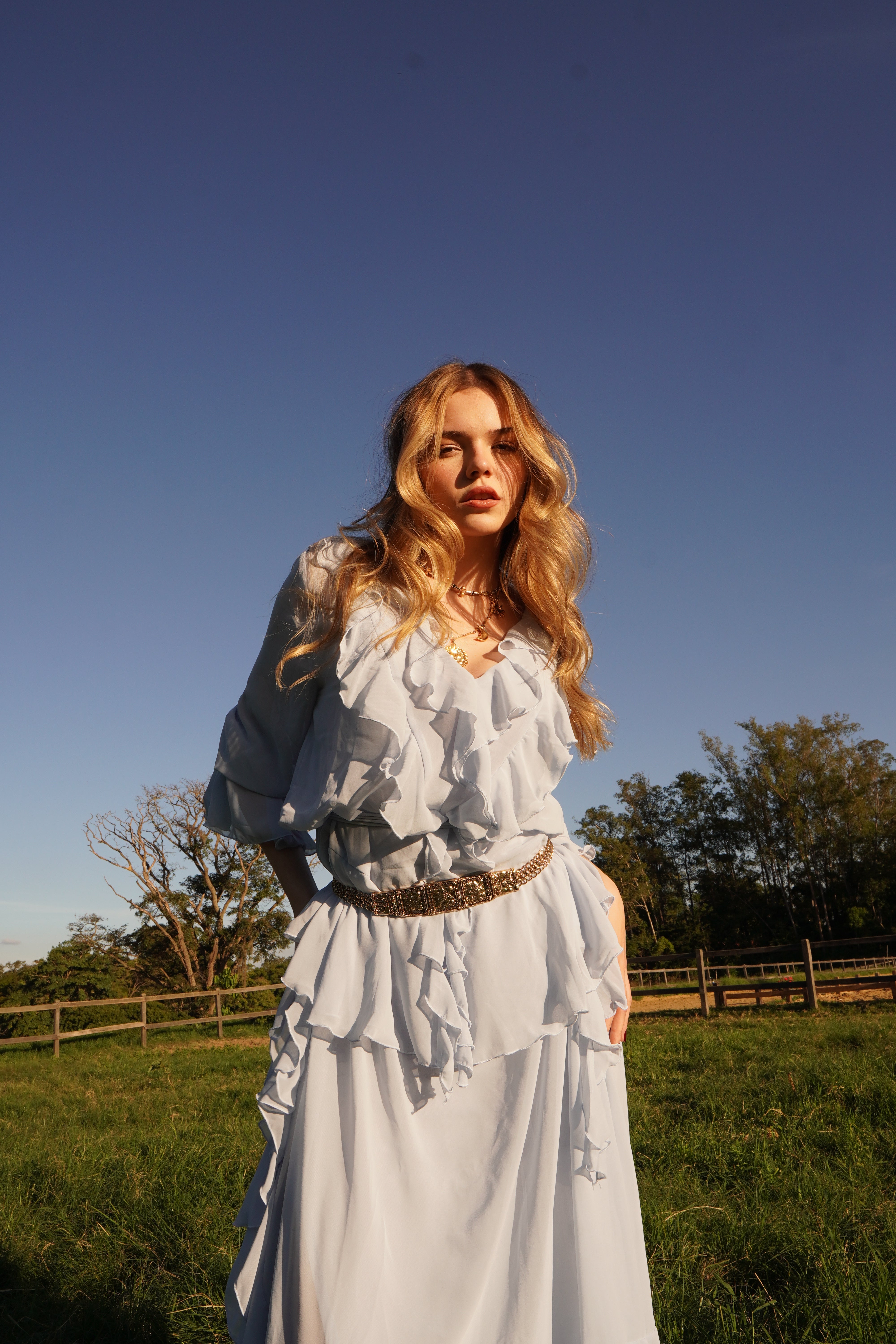 Vestido Longo Chiffon