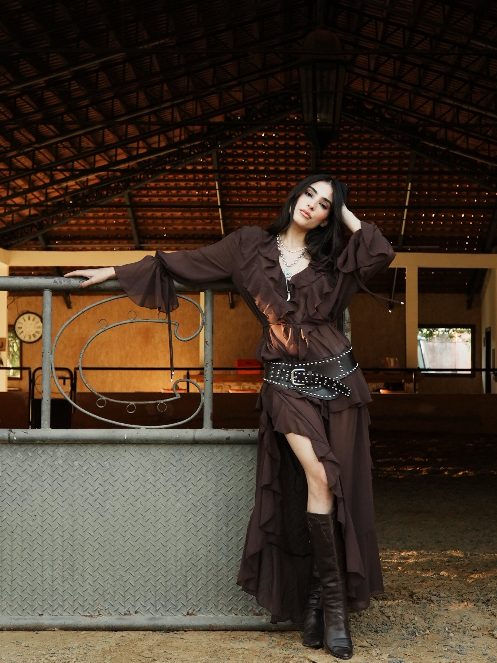 Vestido Longo Chiffon