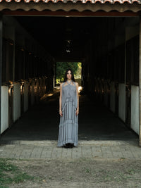 Vestido Medalhas Azul