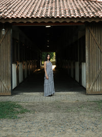 Vestido Medalhas Azul