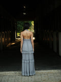 Vestido Medalhas Azul