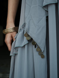 Vestido Medalhas Azul