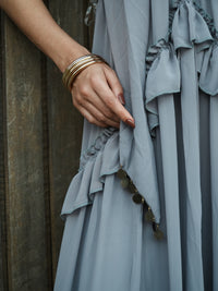 Vestido Medalhas Azul