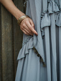 Vestido Medalhas Azul
