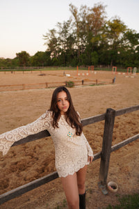 Vestido Mini Crochet