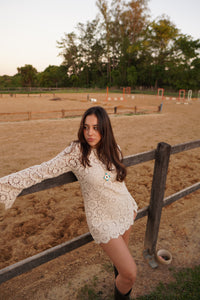 Vestido Mini Crochet