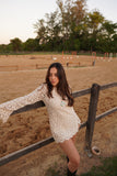 Vestido Mini Crochet