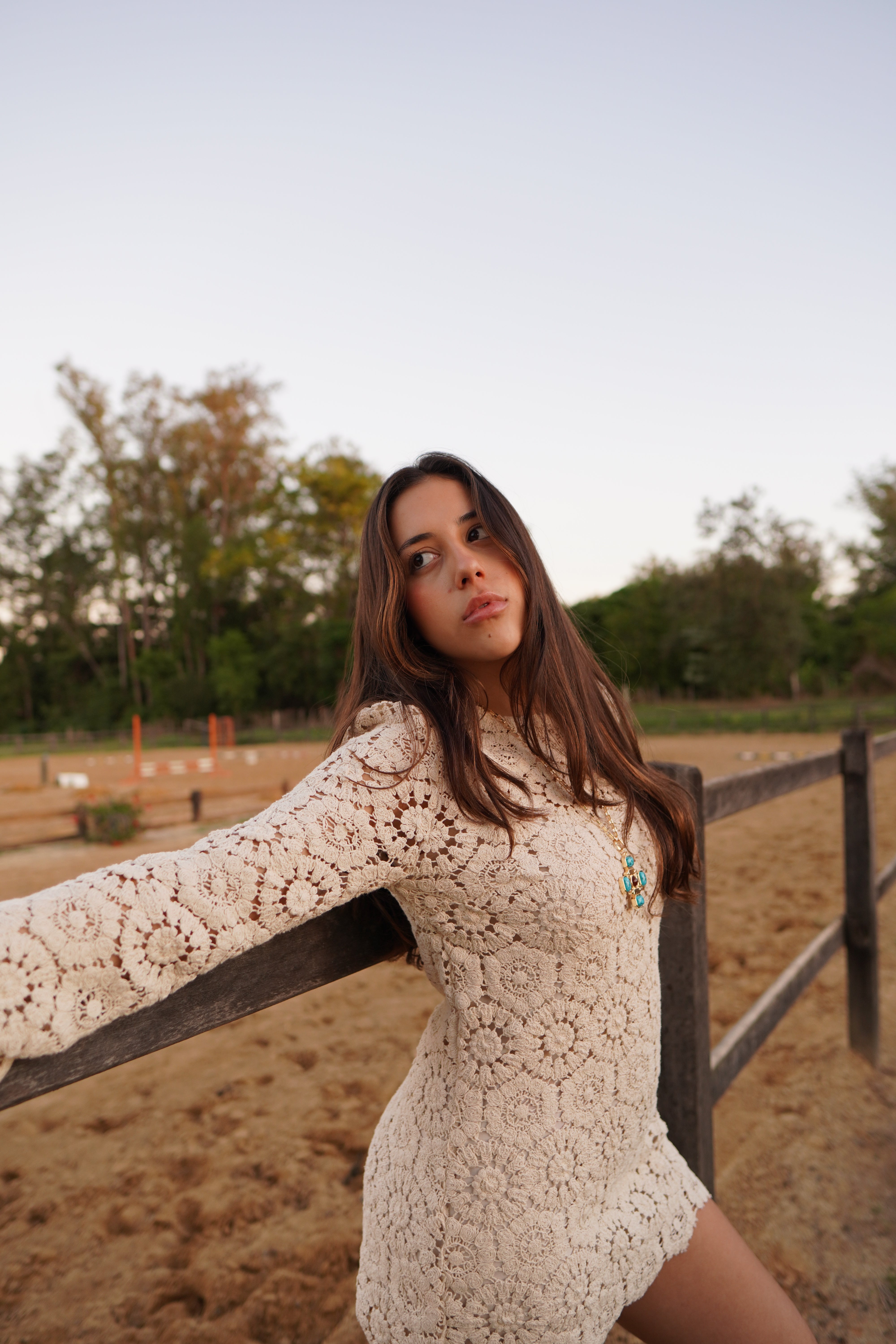 Vestido Mini Crochet