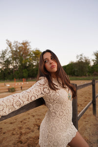 Vestido Mini Crochet