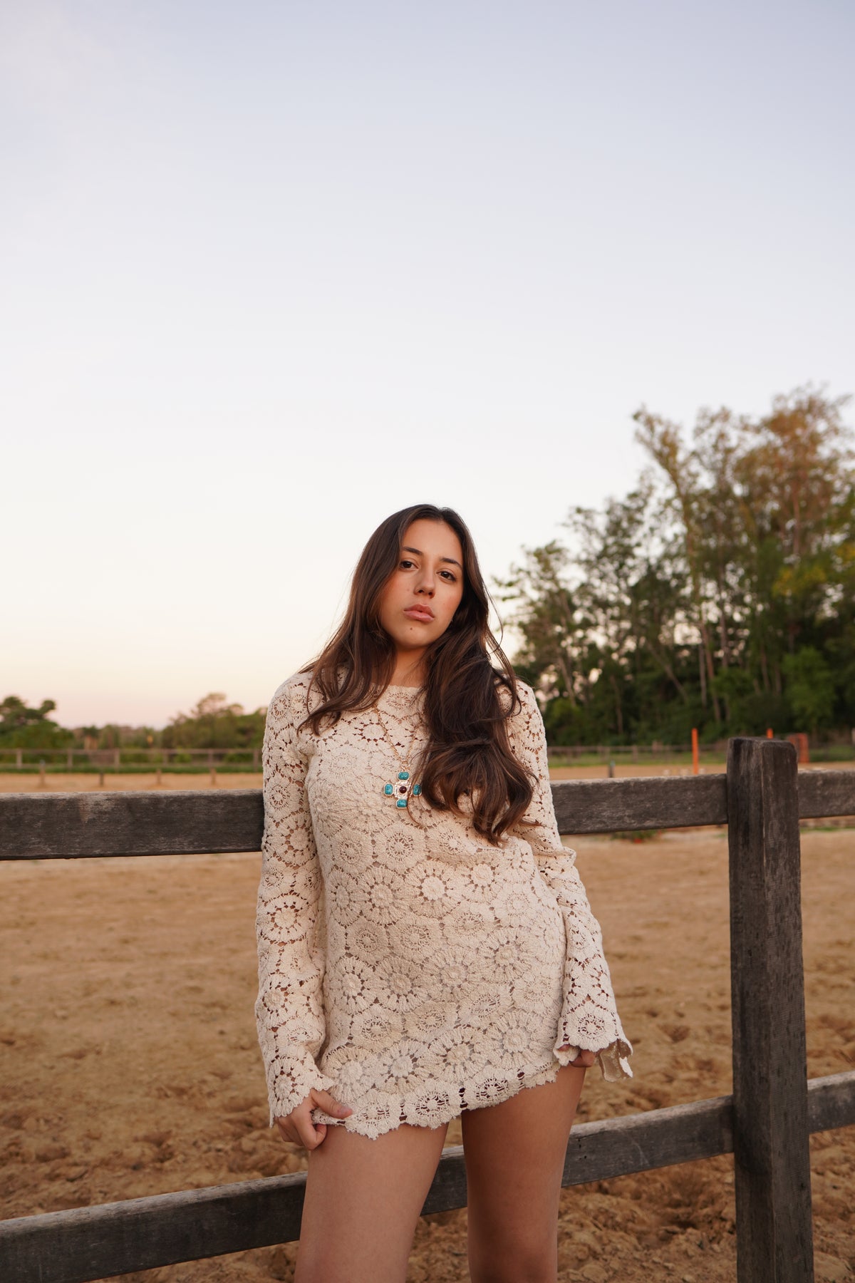 Vestido Mini Crochet