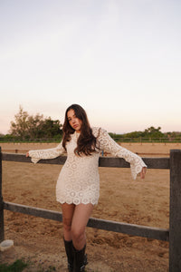 Vestido Mini Crochet