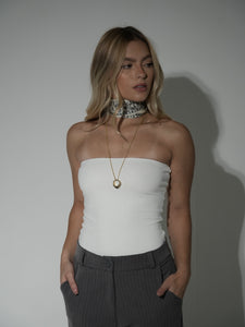 Tube top Branco