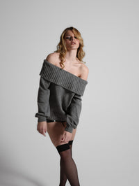 Tricot Essential Cinza