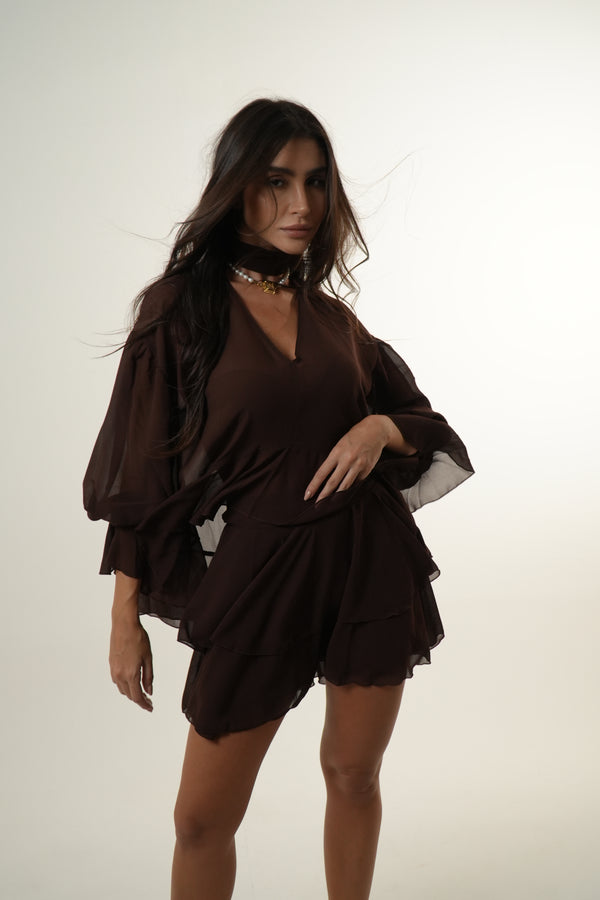 Blusa Crepe Ampla