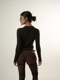 Mini Shorts Alfaiataria