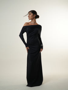 Vestido Longo Drapeado