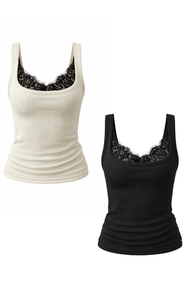 Kit: Regata Push Up (Branca + Preta)