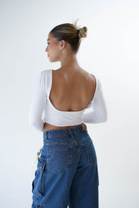 Backless Blouse