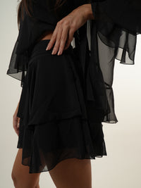 Saia Crepe Camadas