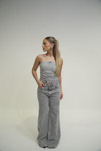 Corset Jeans Gray