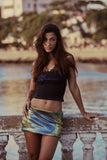 Regata Push Up Azul Brasil