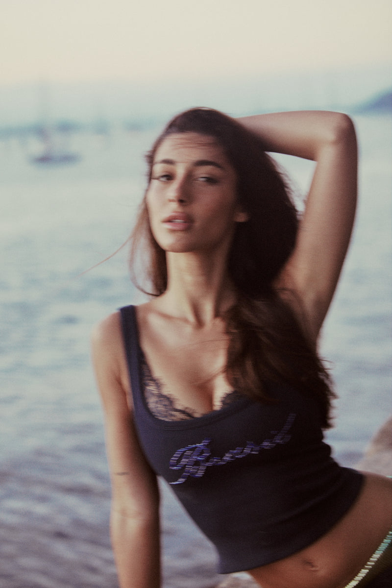 REGATA PUSH UP AZUL BRASIL
