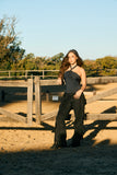 Suede Fringed Trousers