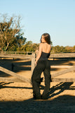 Suede Fringed Trousers