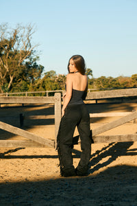 Suede Fringed Trousers