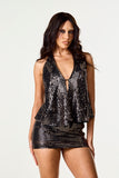 Single Front Disco Blouse