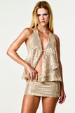 Single Front Disco Blouse