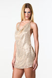 Single Front Disco Dress