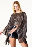 Disco Cape Blouse