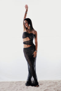 Vestido Longo Recortes Elaris