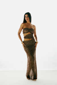 Vestido Longo Recortes Elaris