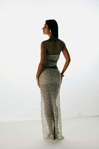 Vestido Longo Recortes Elaris