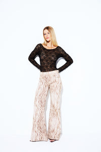 Body Manga Longa Renda