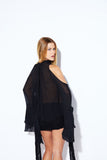 Blusa Transpasse Preto