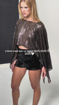 Stories de Disco Cape Blouse