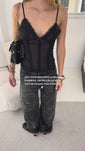 Stories de Calça Jeans Wild Black Strass