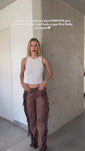 Stories de Calça Suede Franjas