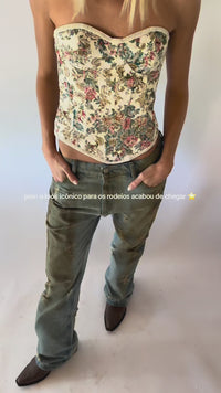Stories de PRÉ VENDA: Corset Jacquard