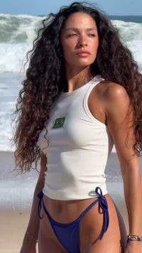Stories de Regata Brasil Bordada