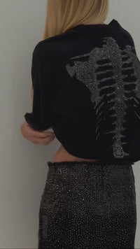 Stories de Mini Saia Jeans Supernova Black