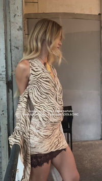 Stories de Blusa Manga Longa Malha Wild